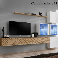 Parete attrezzata per tv sospesa PAP63