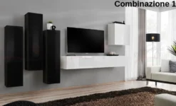 Parete attrezzata per tv sospesa PAP47