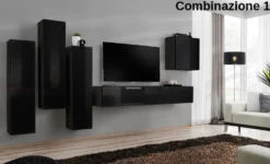 Parete attrezzata per tv sospesa PAP47