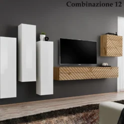Parete attrezzata per tv sospesa PAP47