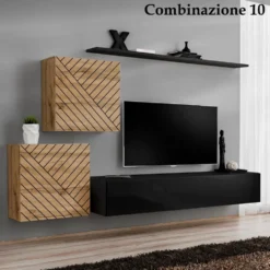 Parete attrezzata per tv sospesa PAP49