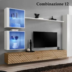 Parete attrezzata porta tv sospesa PAP62