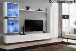 Parete attrezzata porta tv sospesa PAP62