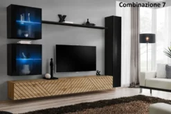 Parete attrezzata porta tv sospesa PAP62