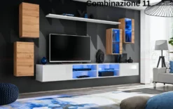 Parete attrezzata porta tv sospesa PAP71