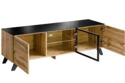 Parete attrezzata rovere miele PAP32