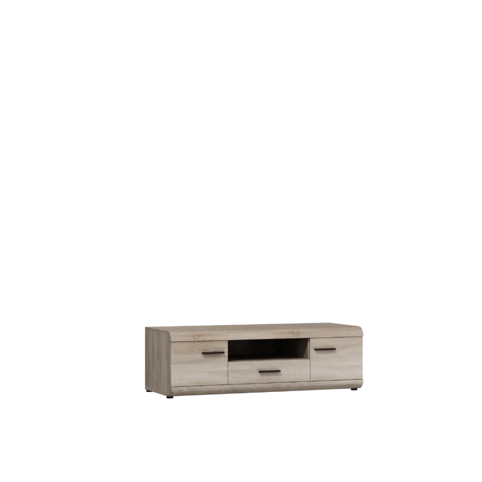 Parete attrezzata soggiorno moderna 298x194 rovere chiaro PALK6