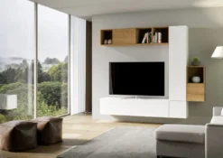 Parete attrezzata soggiorno moderna ISKA49