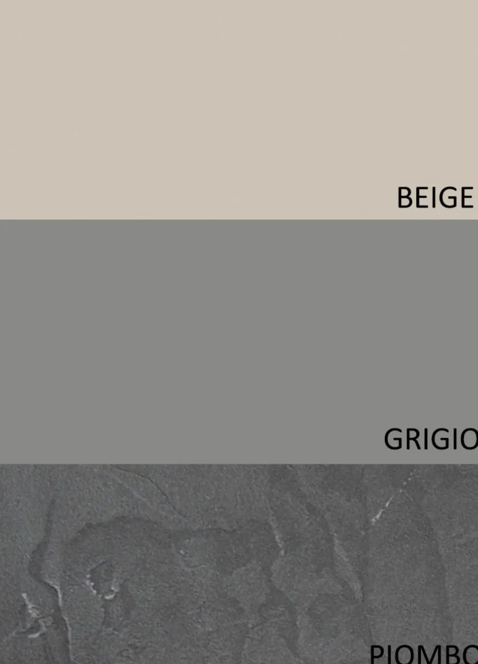 Parete attrezzata soggiorno 280x210 cm grigio, beige e piombo PAL53