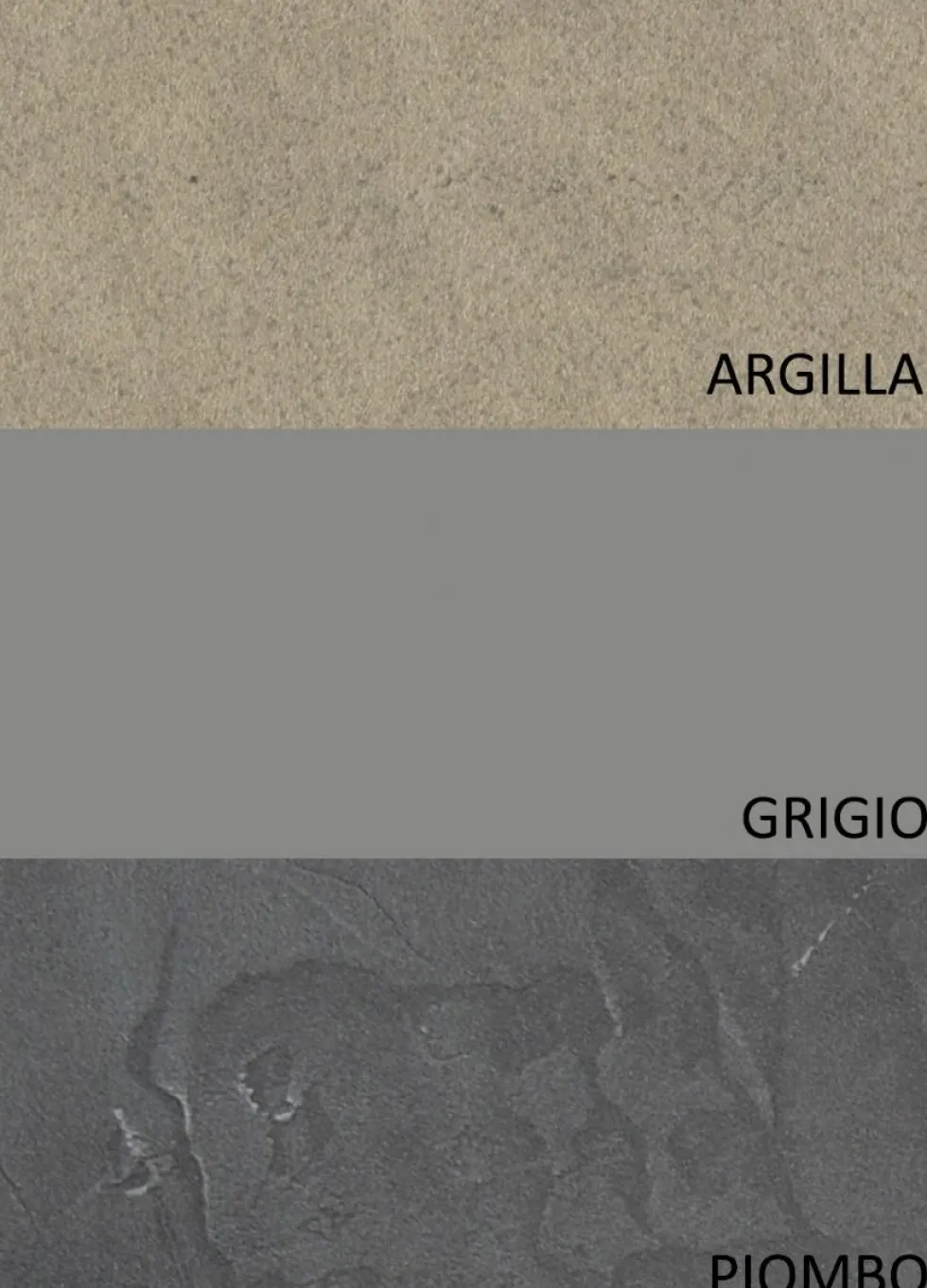 Parete attrezzata soggiorno 260x190 cm piombo, argilla e grigio PAL47