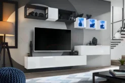 Parete attrezzata sospesa moderna PAP75