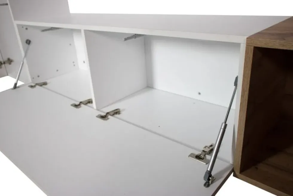 Parete attrezzata sospesa moderna componibile ISKA03