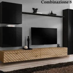 Parete attrezzata sospesa PAP52