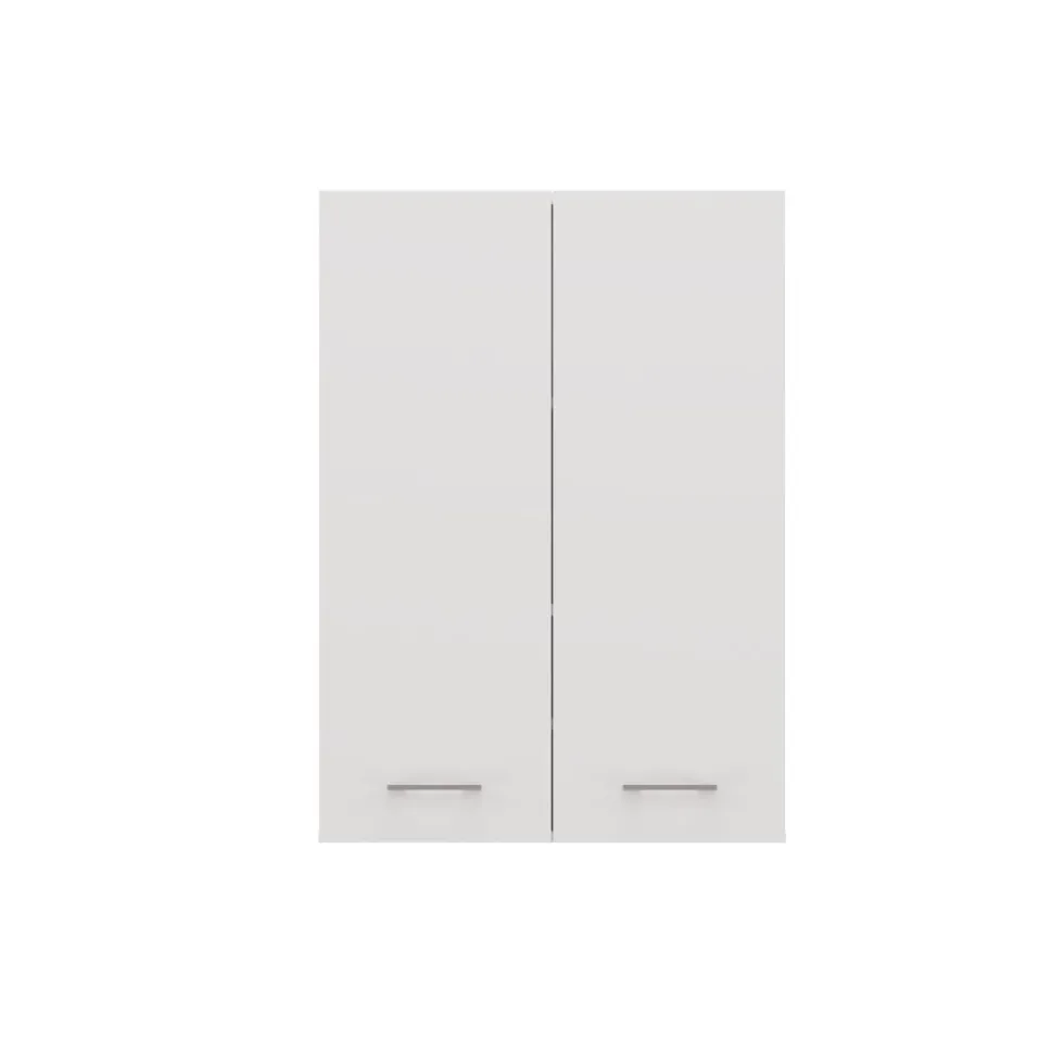 Pensile bagno moderno 64x90 cm con 4 ripiani bianco opaco PBT5