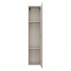 Pensile bagno sospeso 31x135 cm con anta battente beige PBT4