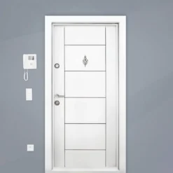 Porta Blindata Bianca Laminata 92x200 PL7
