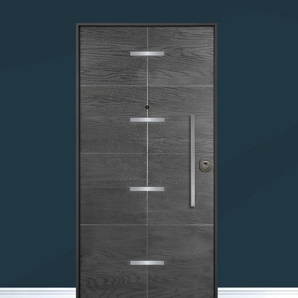 Porta blindata da esterno classe 3 in vetroresina e laminato 80/90x210 PB18