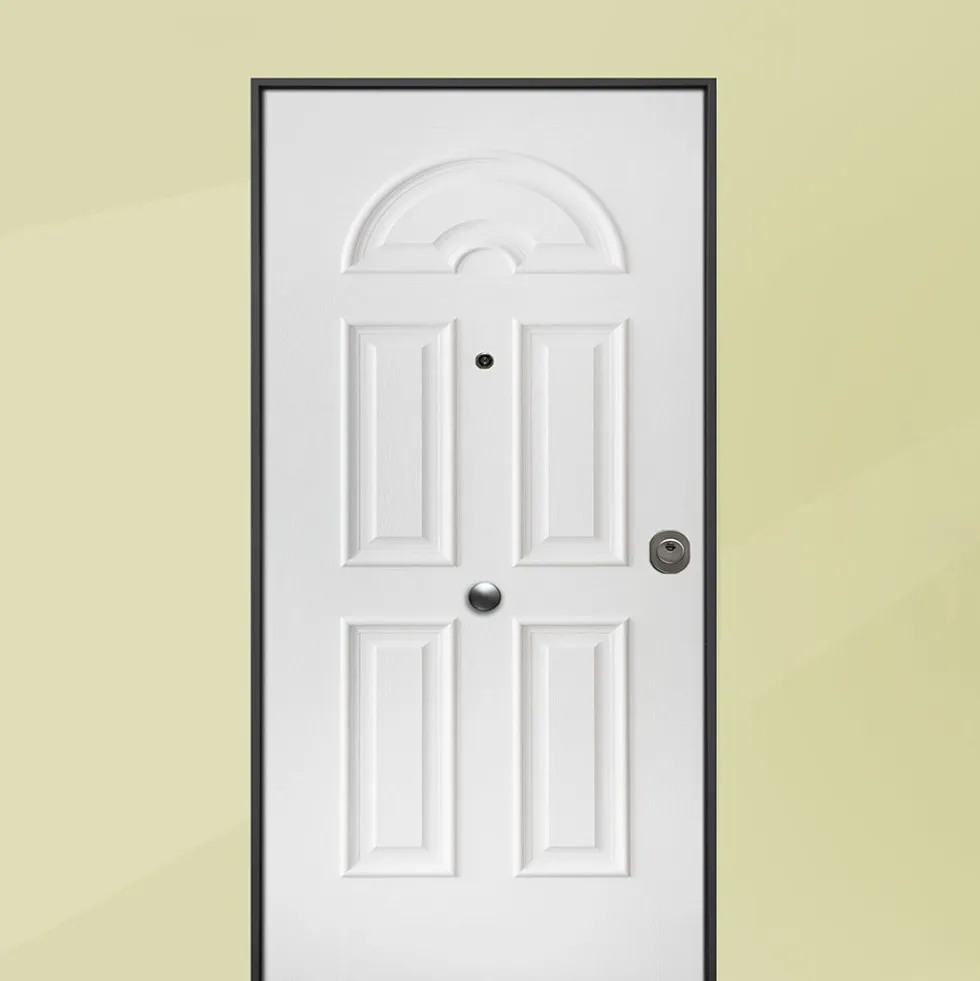 Porta blindata da esterno digitale in vetroresina e laminato diversi colori 90x210 PB314