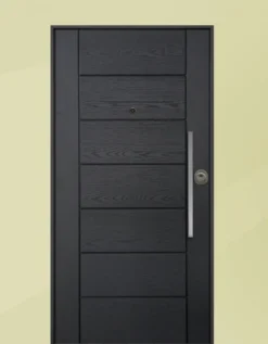 Porta blindata da esterno digitale in vetroresina e laminato diversi colori 90x210 PB312