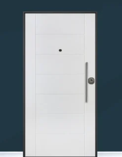 Porta blindata da esterno digitale in vetroresina e laminato diversi colori 90x210 PB312