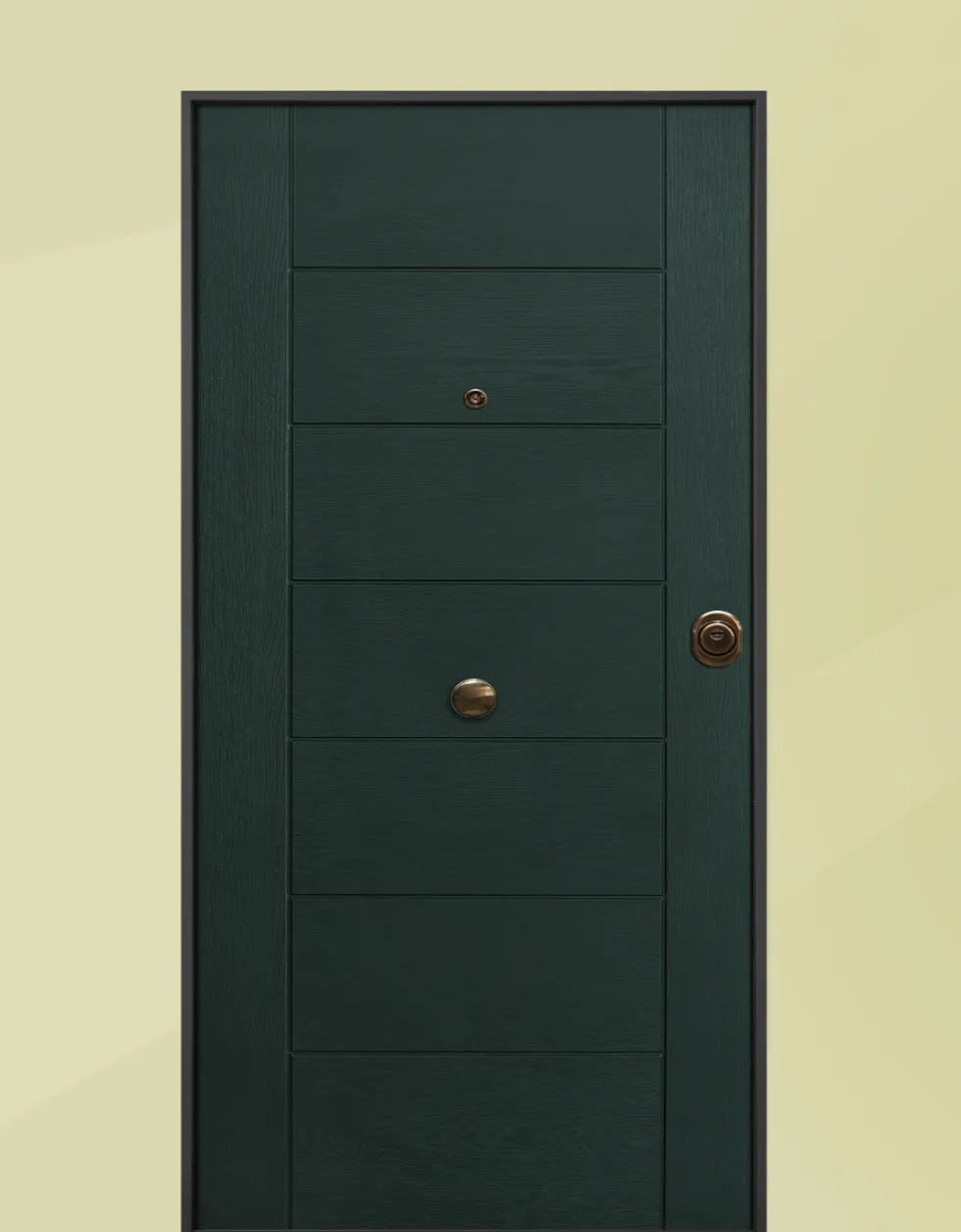 Porta blindata da esterno digitale in vetroresina e laminato diversi colori 90x210 PB312