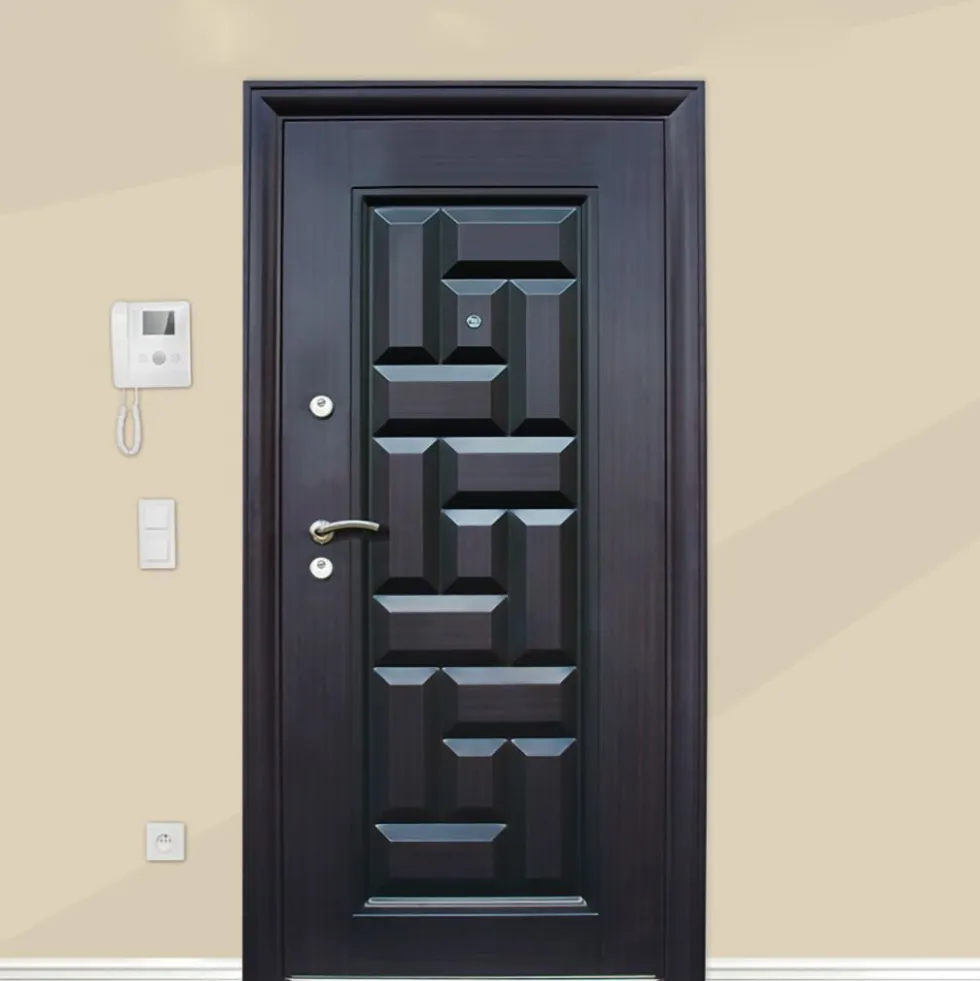 Porta blindata da ingresso wengè P1
