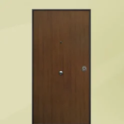Porta blindata da interno digitale noce con laminato diversi colori 90x210 PB293