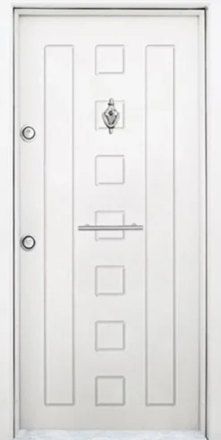Porta blindata d’ingresso da esterno 90x200 bianca PL64