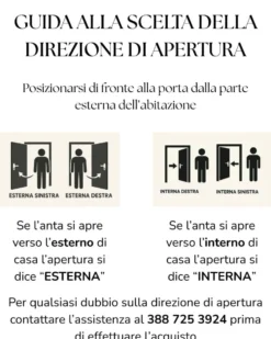 Porta blindata d’ingresso marrone PL57