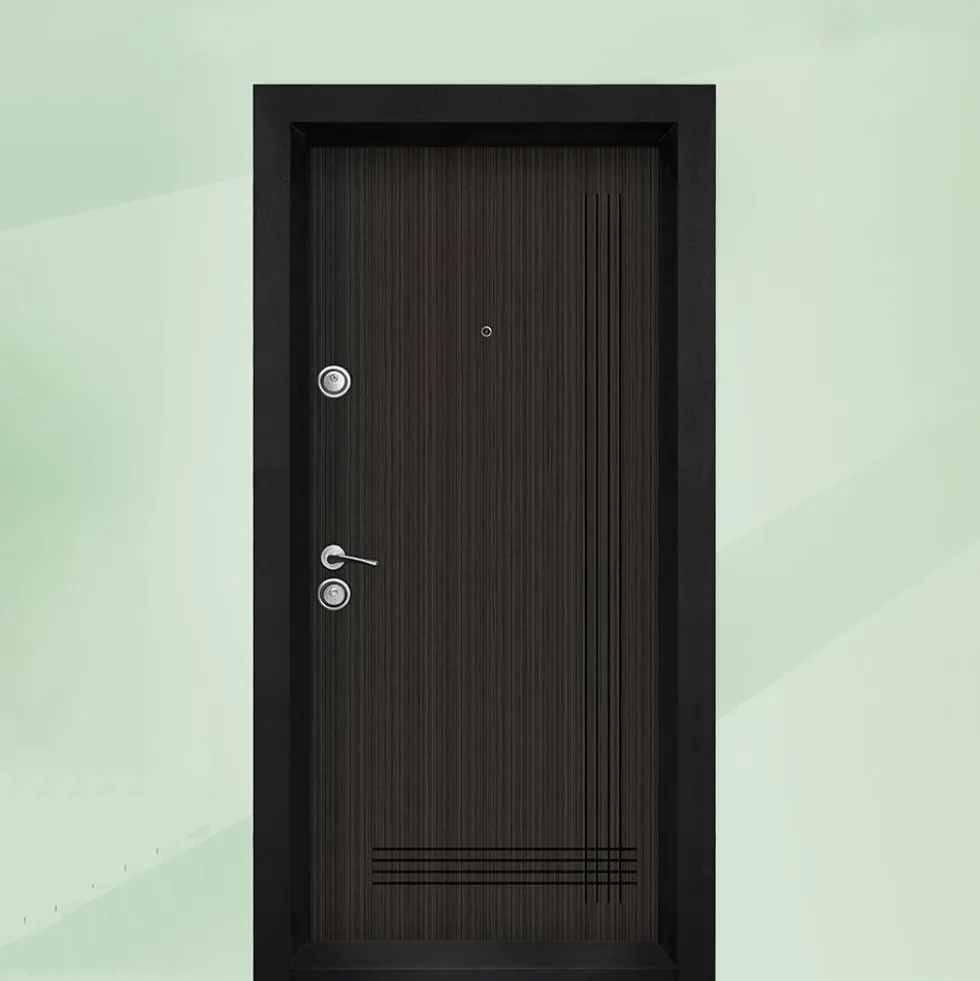 Porta blindata d’ingresso marrone PL57