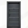 Porta blindata d’ingresso per esterno nera PL38