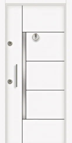 Porta blindata d’ingresso 90x200 bianca PL61