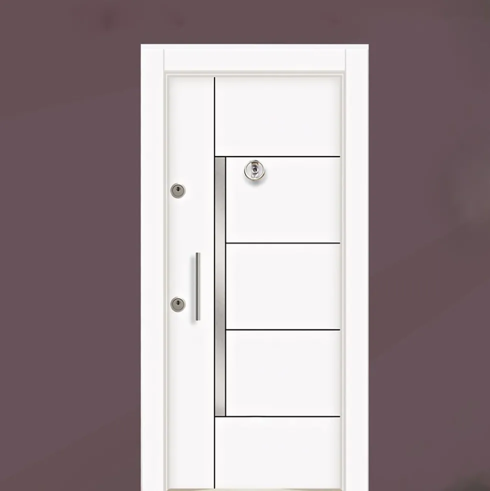 Porta blindata d’ingresso 90x200 bianca PL61