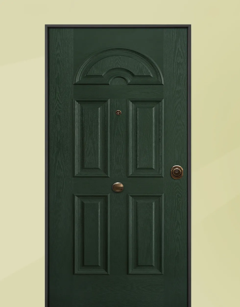 Porta blindata per esterno digitale in vetroresina e laminato diversi colori 90x210 PB318
