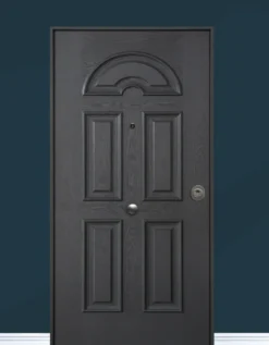 Porta blindata per esterno digitale in vetroresina e laminato diversi colori 90x210 PB318