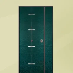 Porta blindata per esterno vetroresina e laminato diversi colori doppia anta 80+30/90+30x210 PB161