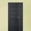 Porta blindata per esterno vetroresina e laminato diversi colori doppia anta 80+30/90+30x210 PB160