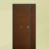 Porta blindata per esterno vetroresina noce e laminato doppia anta 80+30/90+30x210 PB164