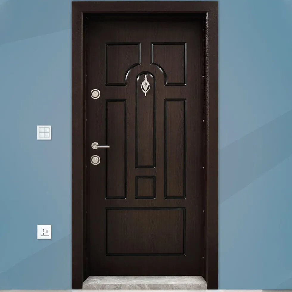Porta blindata wengè 92x200 PL11