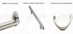 Porta blindata 90X200 bianca PL30