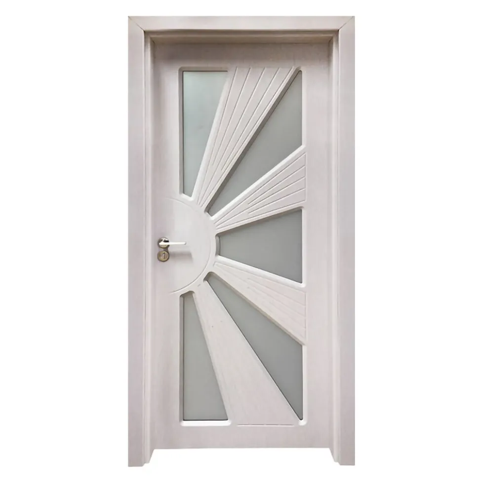 Porta da Interno Avorio/Oro Con Vetro Pv204