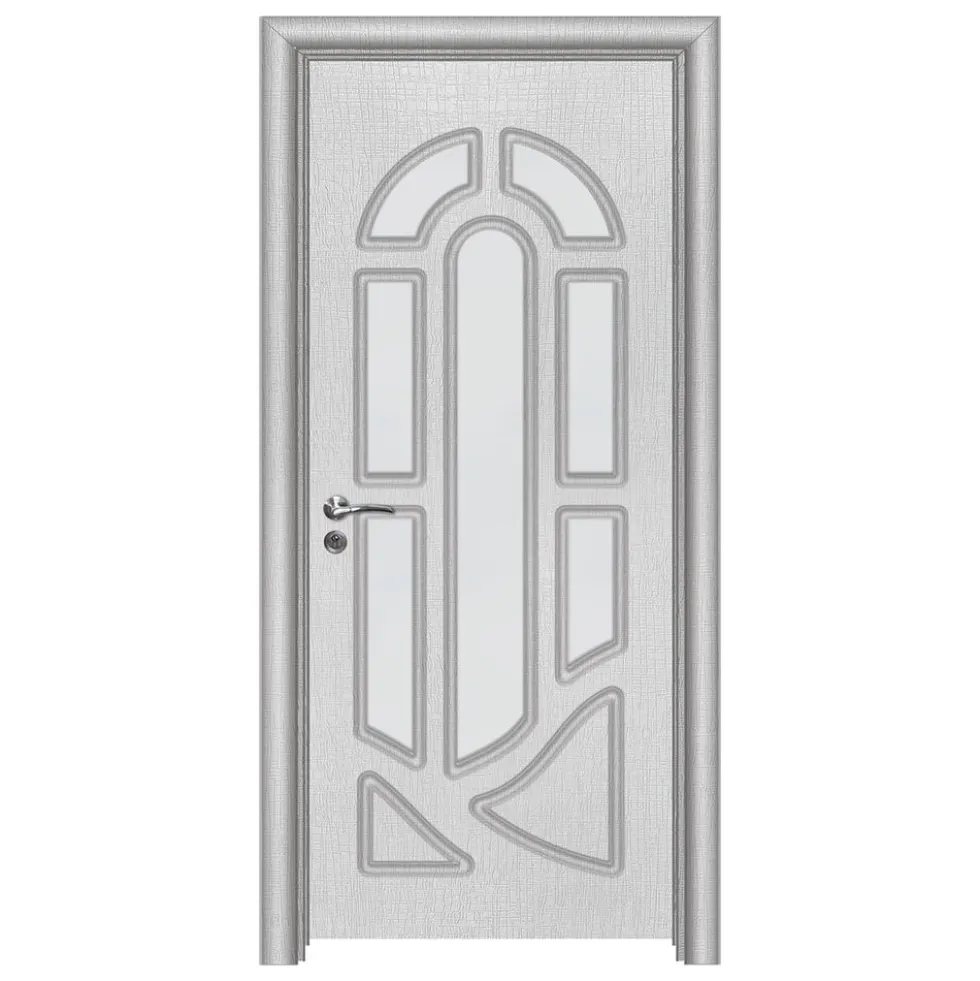 Porta da interno con vetro bianca PIE8