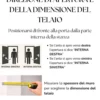 Porta da interno con vetro bianca PIE30