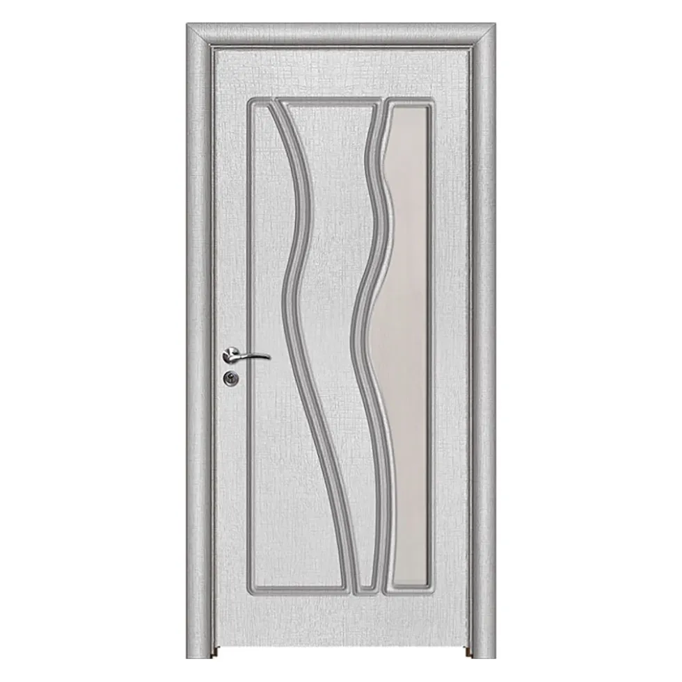 Porta da interno con vetro bianca PIE20