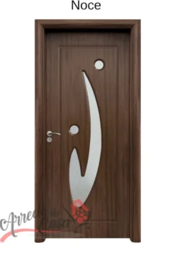 Porta da Interno con Vetro Laminata in HDF Pv29