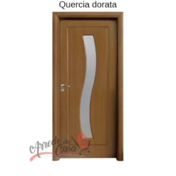 Porta da Interno Con Vetro - Laminato in HDF Pv24