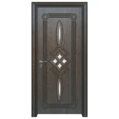 Porta da interno con vetro marrone PIE16