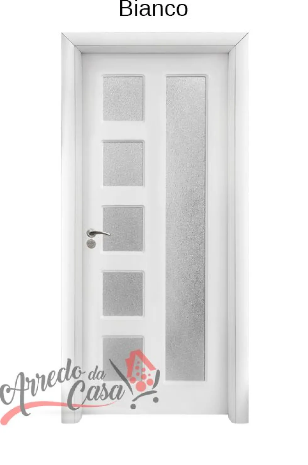 Porta da Interno Con Vetro Vari Colori Pv13