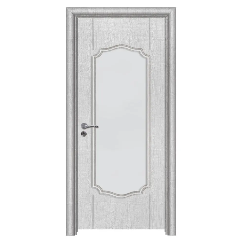 Porta da interno vetrata bianca PIE2