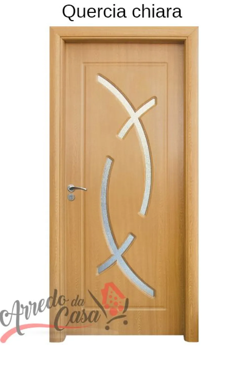 PORTA PER INTERNO CON VETRO MOD PV17